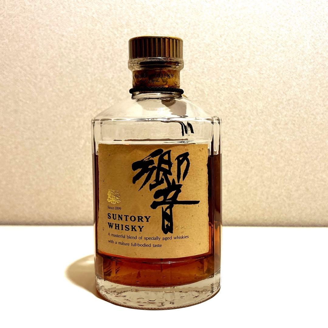 サントリー ウイスキー 響 向獅子 金キャップ 裏ゴールドラベル 古酒
