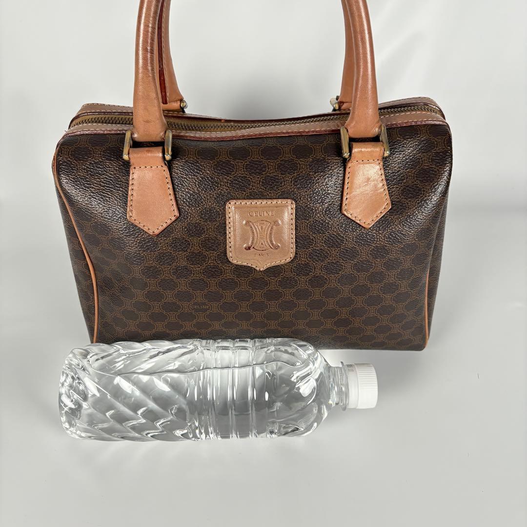 CELINE　ミニボストン　ハンドバッグ　マカダム ショルダー　2WAY　M13