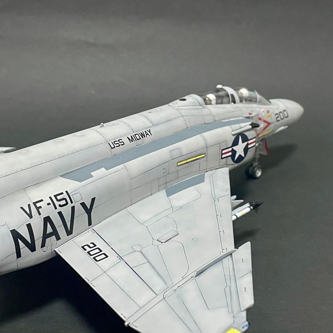 【完成品】 ハセガワ 1/48 F-4S ファントム VF-151