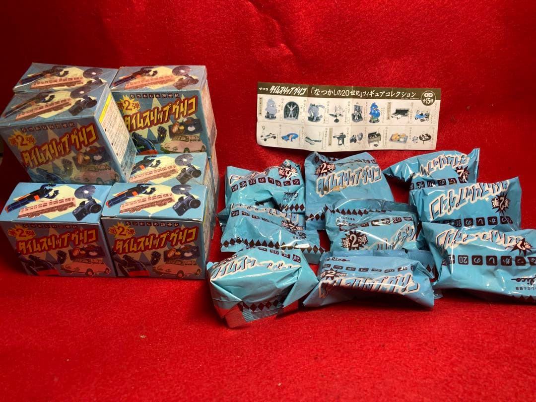 #タイムスリップグリコ オマケ 第2弾18個 3弾22個フィギュアセット