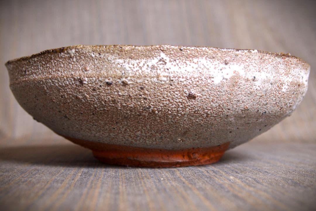 希少作★中川自然坊★絵唐津鉢★共箱・栞