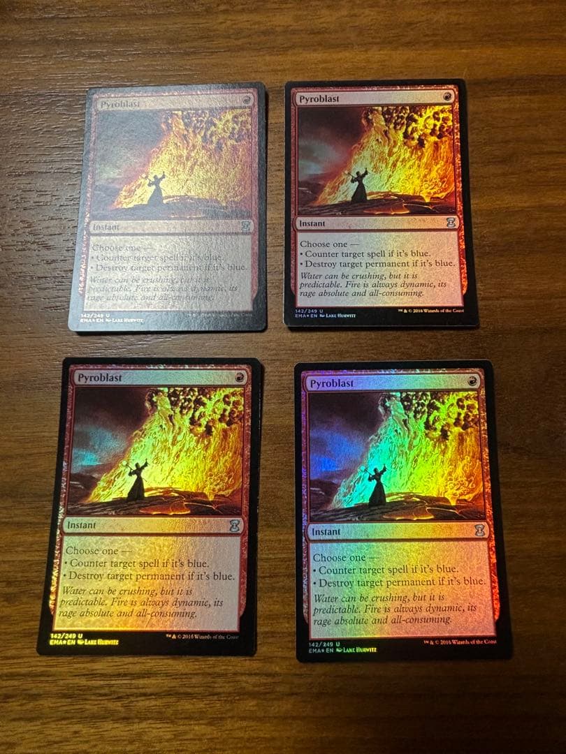 マジック：ザ・ギャザリング Pyroblast 4枚セット マジック：ザ・ギャザリング Pyroblast 4枚セット