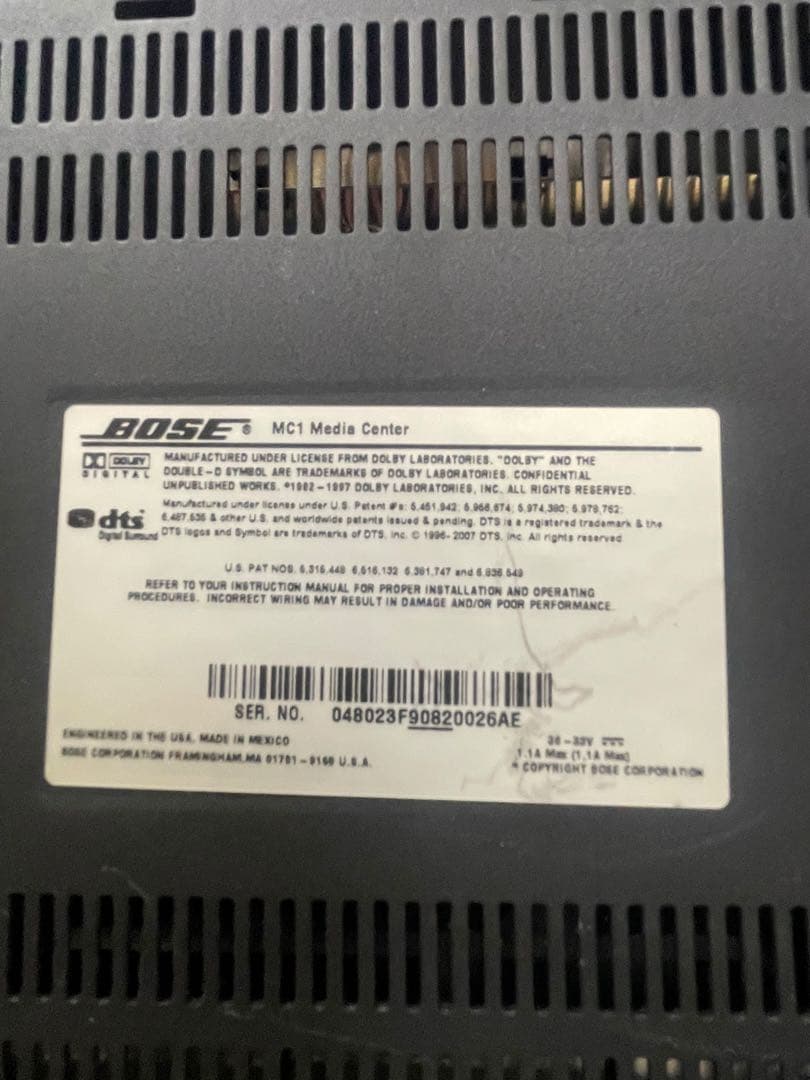 名古屋市内優先】Bose Lifestyle V20 サラウンドシステム