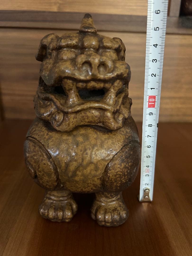 珍品？西村春湖　獅子香炉