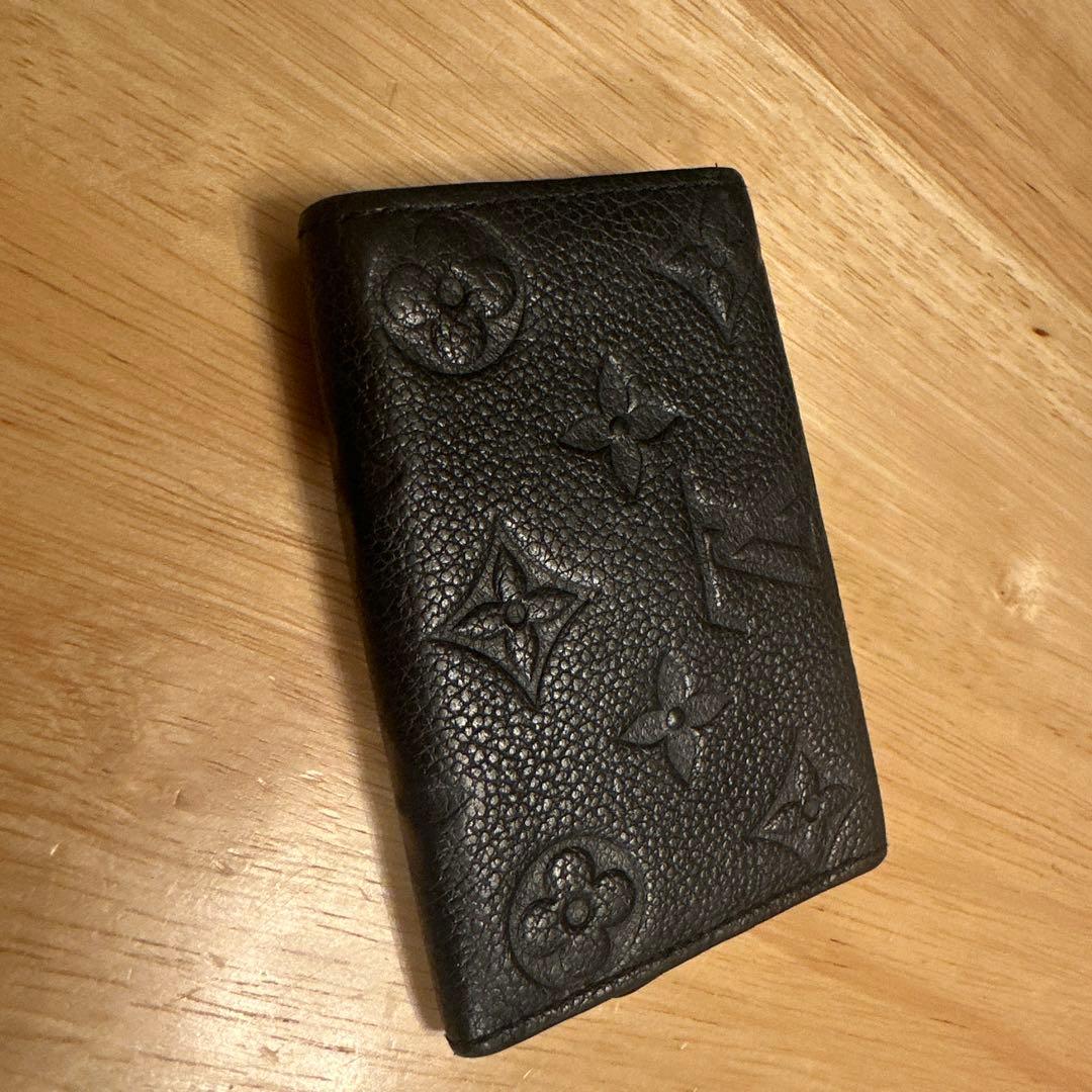 r*n様 Louis Vuitton ブラック レザー キーケース