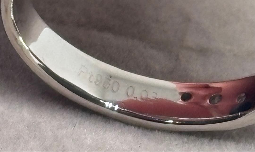 Pt950 ダイヤモンドリング 0.03カラット〜週末までの値下げ〜