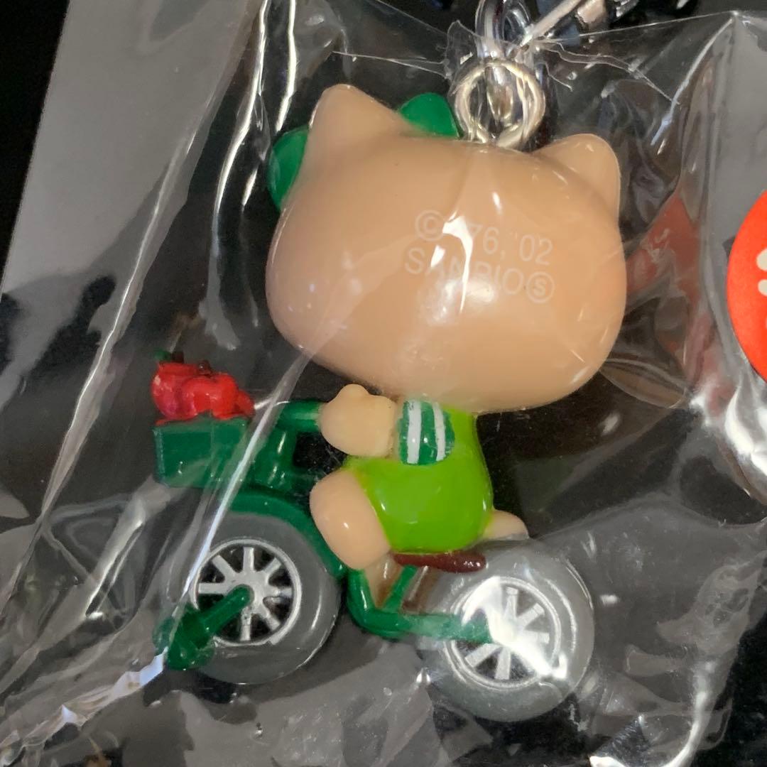 た*ぽ様 《当時物レア》⭐︎HELLO KITTYハローキティ 自転車キーホルダ