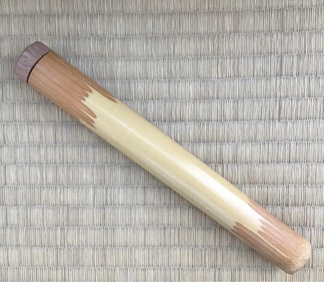 茶杓 銘:下萠 松尾11代葆光斎作 葆光斎書付 共筒共