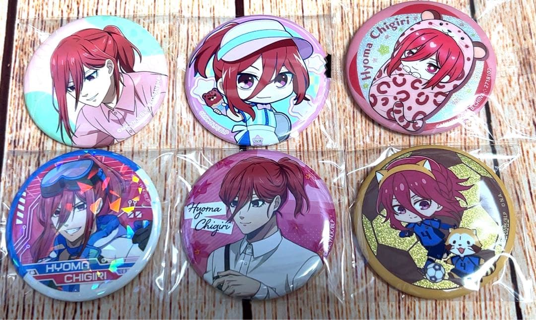 匿名)ブルーロック ブルロ 千切豹馬 缶バッジ ホログラム くじ レア