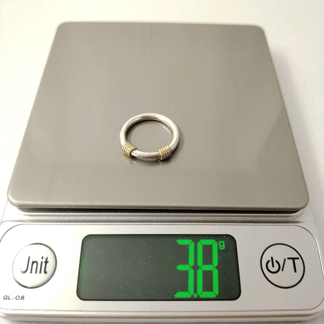 Tiffany＆Co. バンドウィズ2 ワイヤーリング #10 シルバー/k18