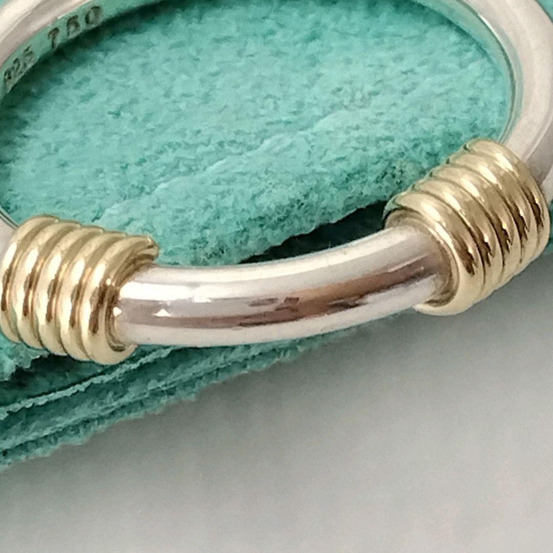 Tiffany＆Co. バンドウィズ2 ワイヤーリング #10 シルバー/k18