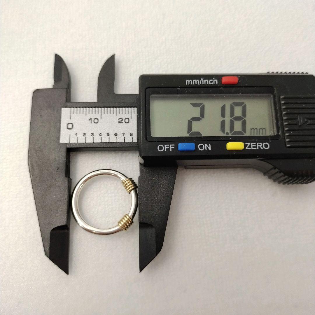 Tiffany＆Co. バンドウィズ2 ワイヤーリング #10 シルバー/k18