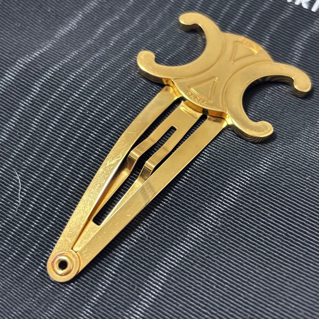 CELINE ヘアピン　ゴールド