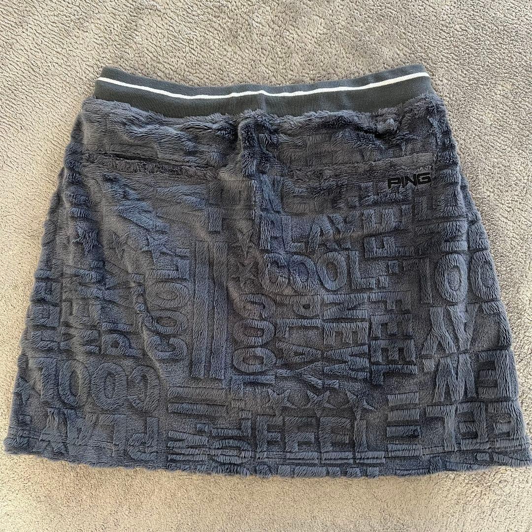 PING ピン　セットアップ　フリース　レディース　ジャケット　スカート 総柄