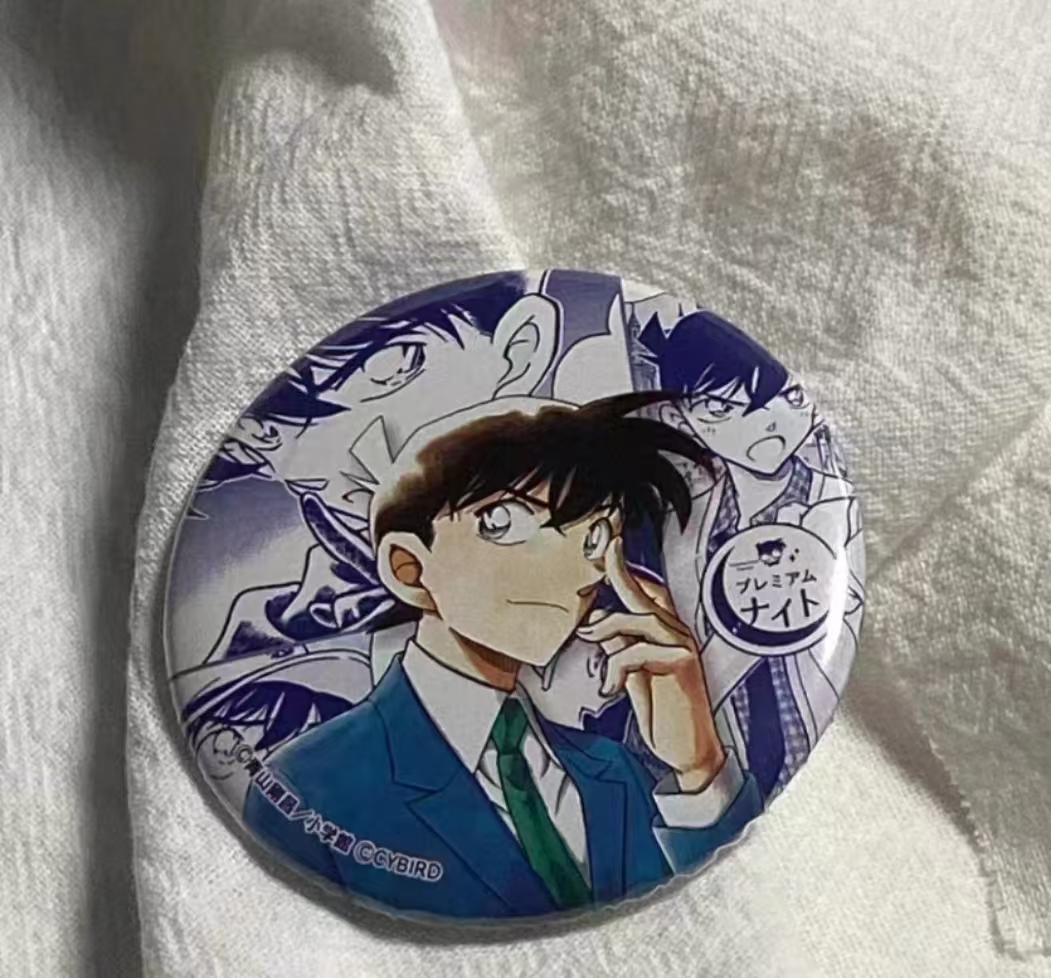 名探偵コナンプレミアムナイト缶バッジ工藤新一