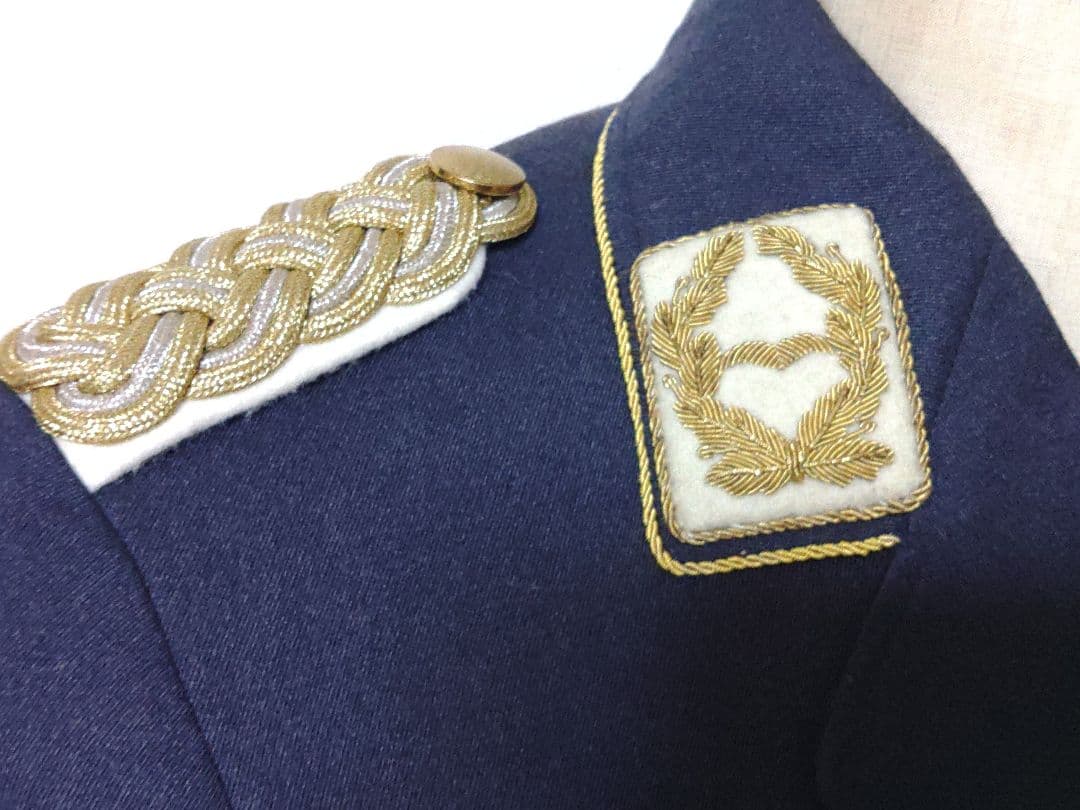 ブルーグレーミリタリージャケット