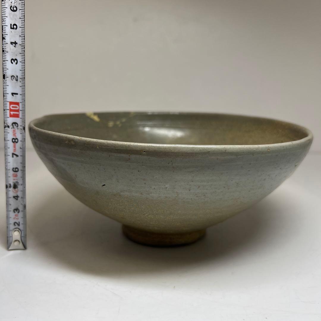 高麗青磁　大鉢　木箱付　直径約20.5㎝ 東Y7-0527①