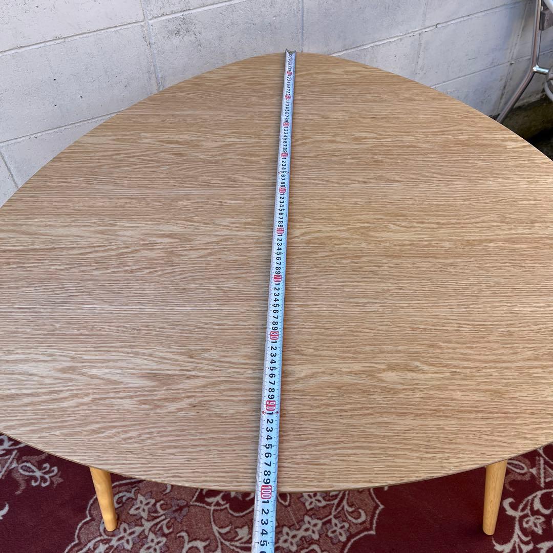 送料無料 NOCE ノーチェ◾️ 三角 木製ダイニングテーブル 三つ脚