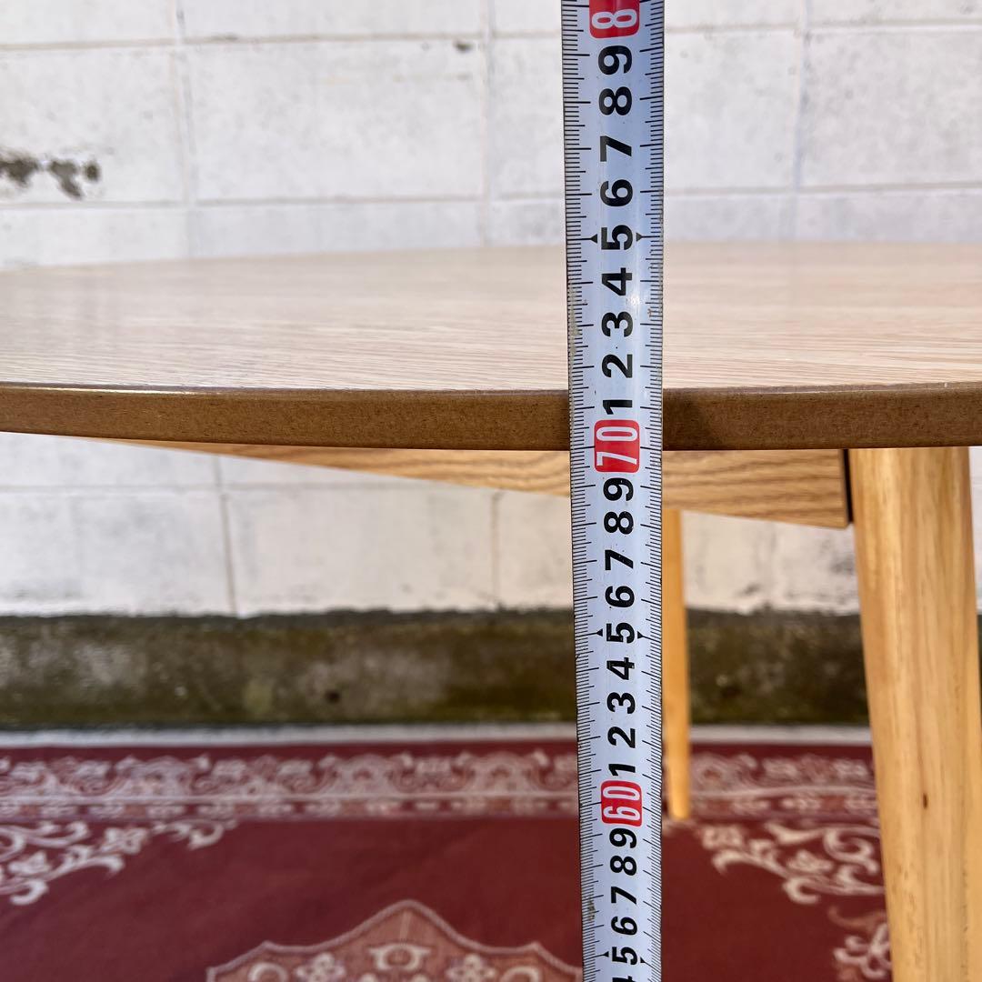 送料無料 NOCE ノーチェ◾️ 三角 木製ダイニングテーブル 三つ脚