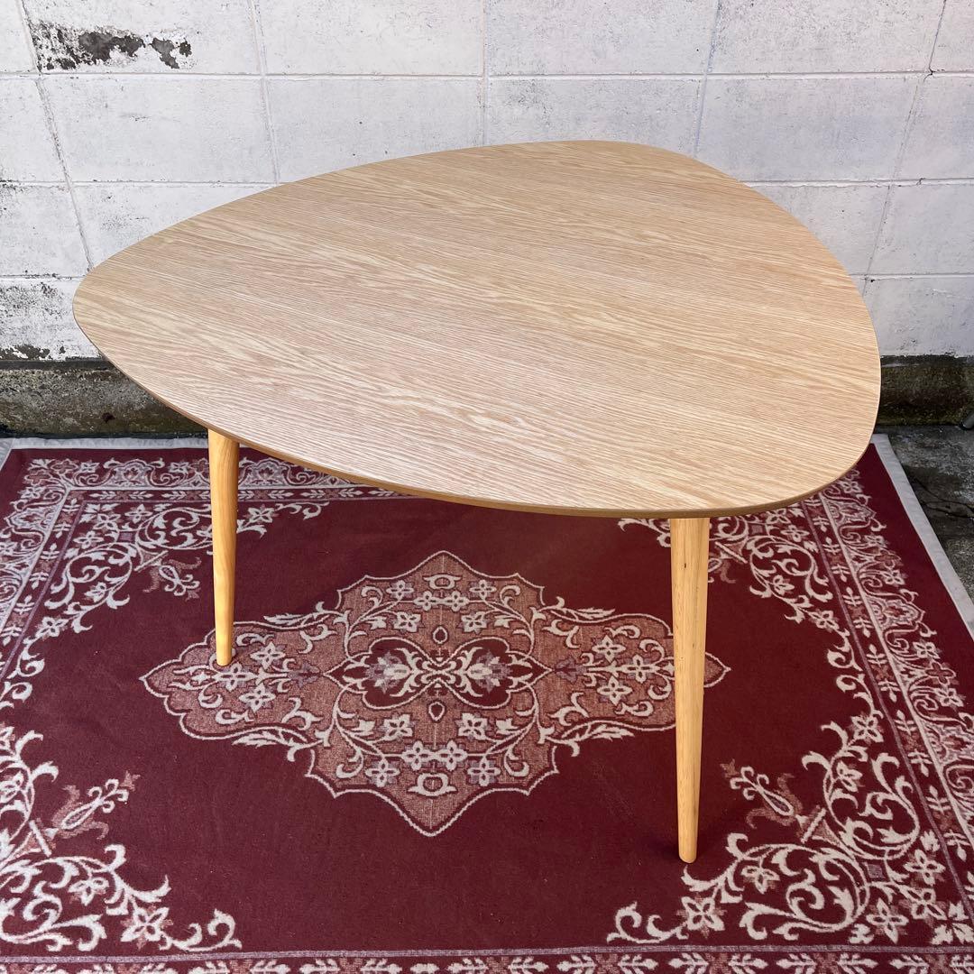 送料無料 NOCE ノーチェ◾️ 三角 木製ダイニングテーブル 三つ脚