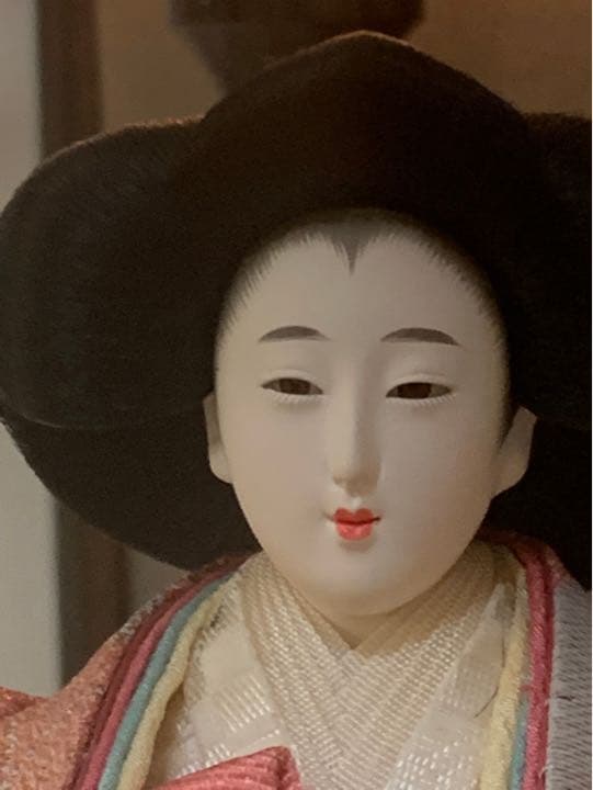 雛人形 ひな人形 五人飾り ガラスケース入り