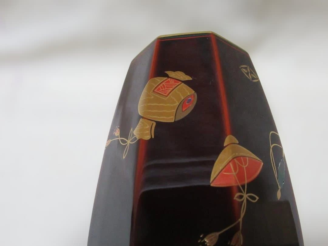 茶道具　宝尽蒔絵　ぶりぶり香合　一星造　共箱