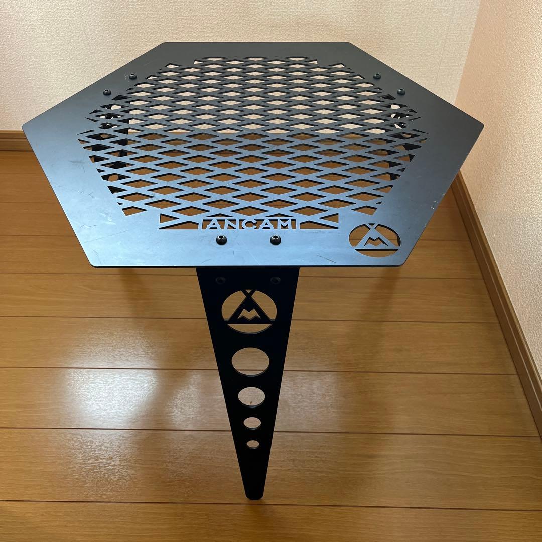 アナキャン ANCAM メタヘキテ L 脚長 六角形 アイアン テーブル
