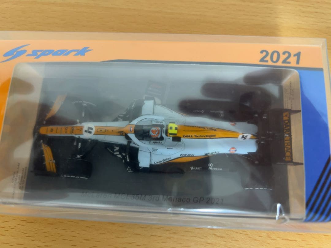 Spark 1/43 2021F1モナコGP ノリス ガルフカラー