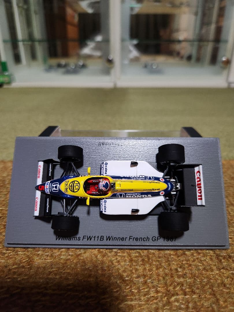 1/43 Spark Williams FW11B N マンセル 1987