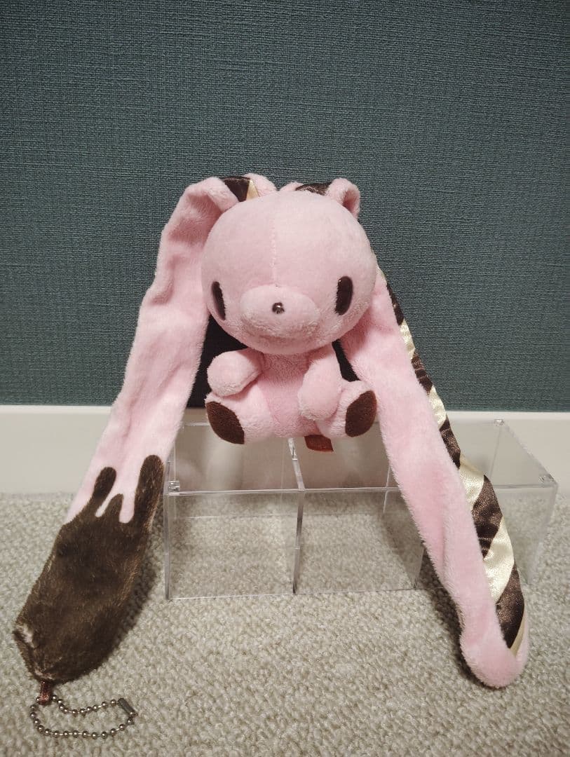 汎用うさぎ ぬいぐるみ バレンタイン ピンク グルーミー チャックスGP