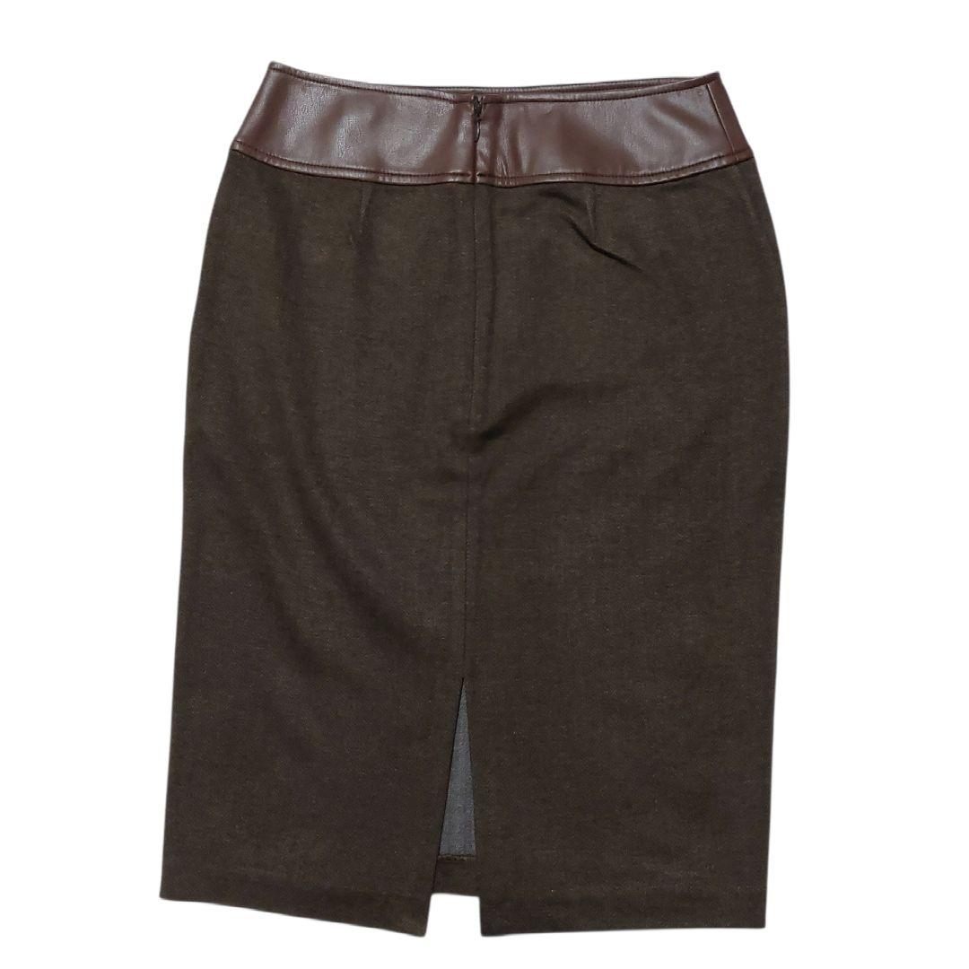 【新品タグ付き】ローレンラルフローレン　バックルトリムヘリンボーン　スカート