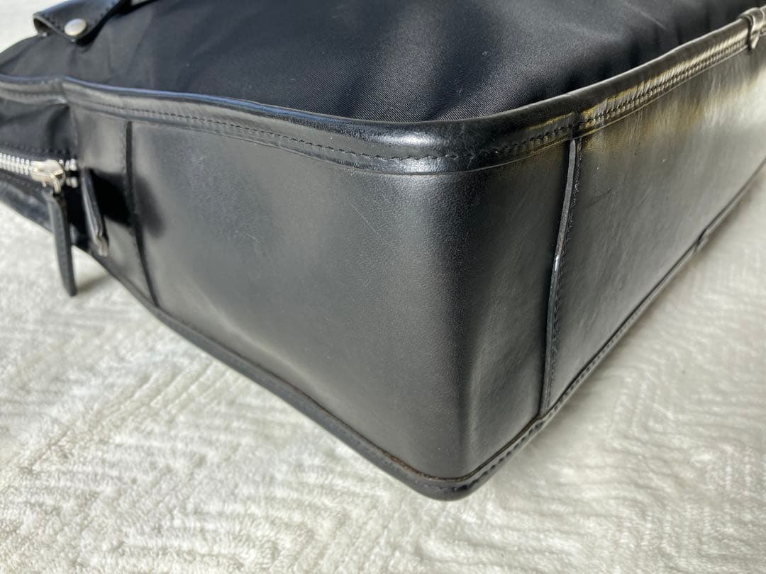 【美品★】Felisi フェリージ 8637/2 ビジネスバッグ ブラック 袋付