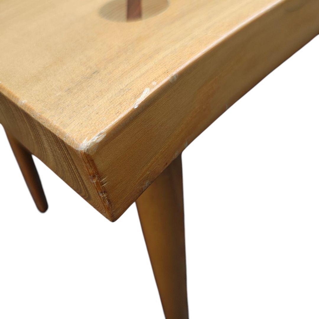 ウサミ木工 天然木 無垢材 ベンチ サイドテーブル カフェテーブル ロー