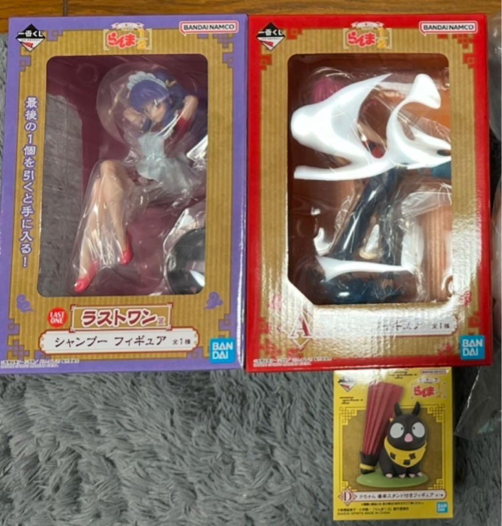 一番くじアニメらんま1/2ラストワン賞 A賞 C賞 3種セット