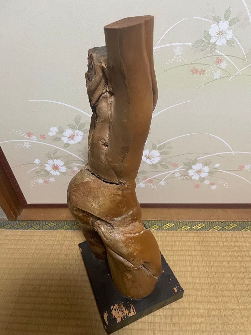 女体の形をした流木