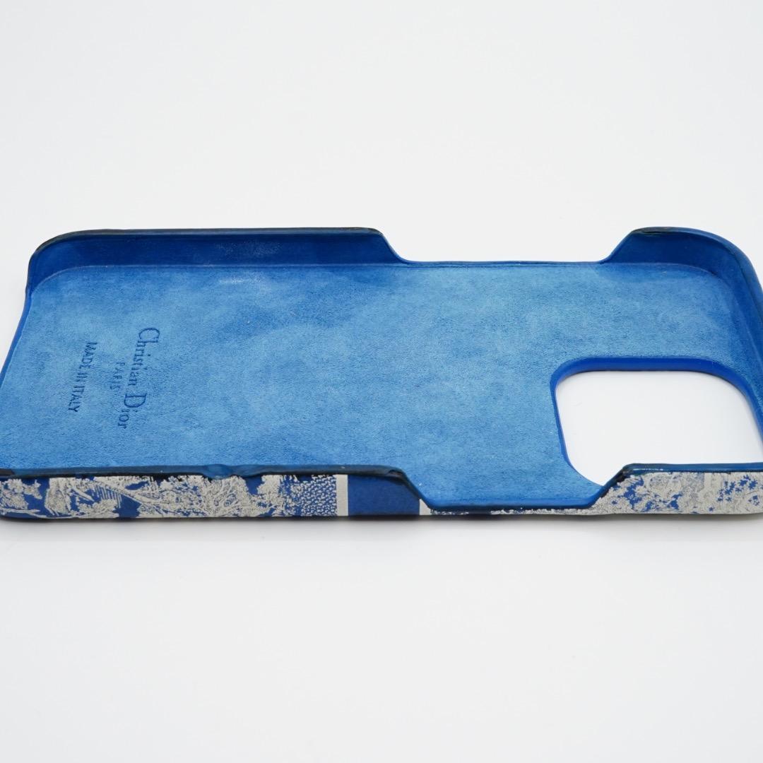 Christian Dior iPhone13 用ケース ブルー