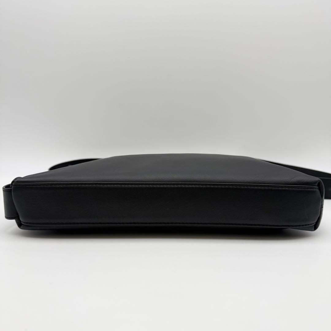 【極美品】ear PAPILLONNER 2WAYレザーショルダーバッグブラック