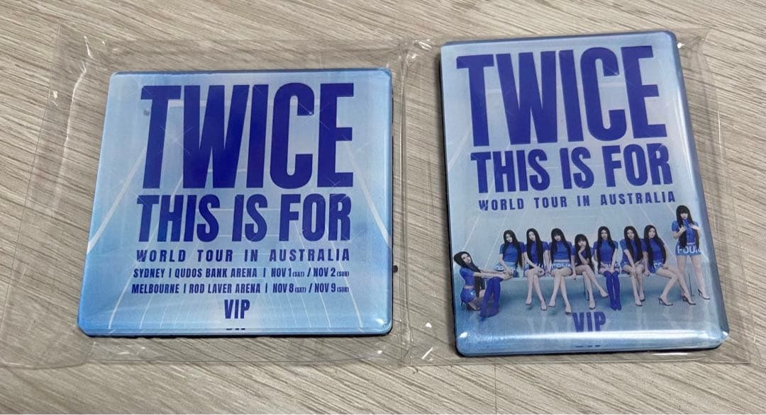 TWICE THIS IS FOR メルボルン公演 VIP特典グッズ Twice Different Vip