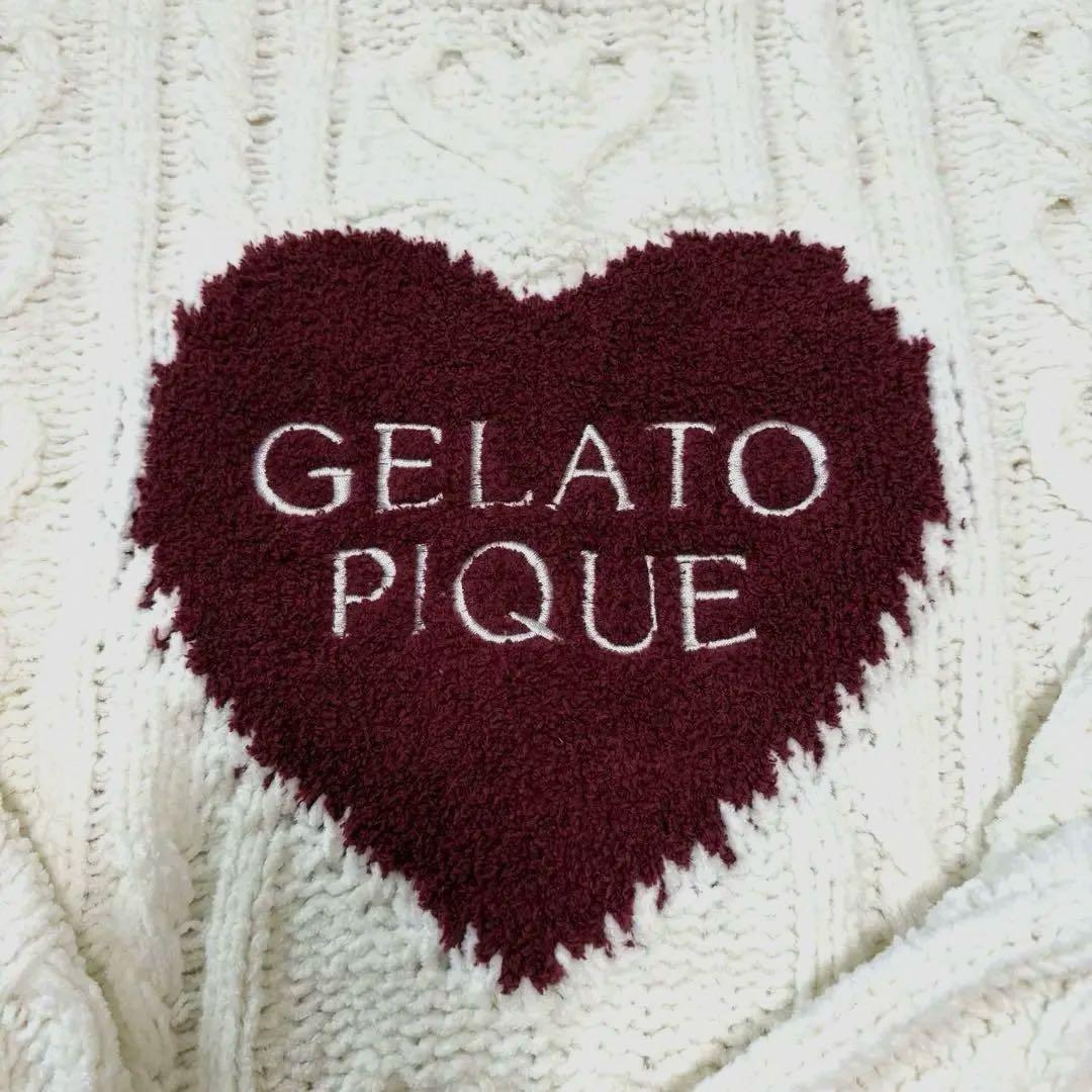 GELATO PIQUE ルームウェア ハートアランプルオーバー&ショートパンツ