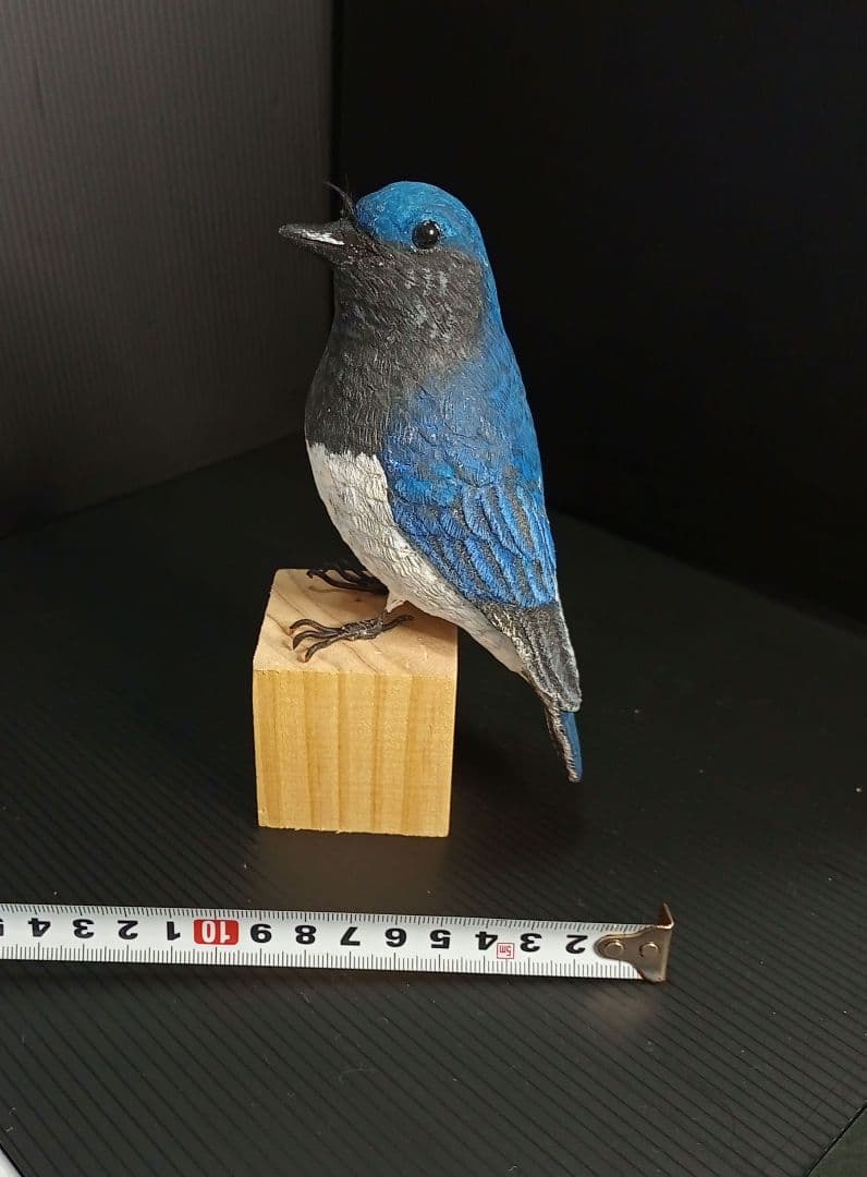 オオルリ バードカービング T116271841 - 彫刻オンライン