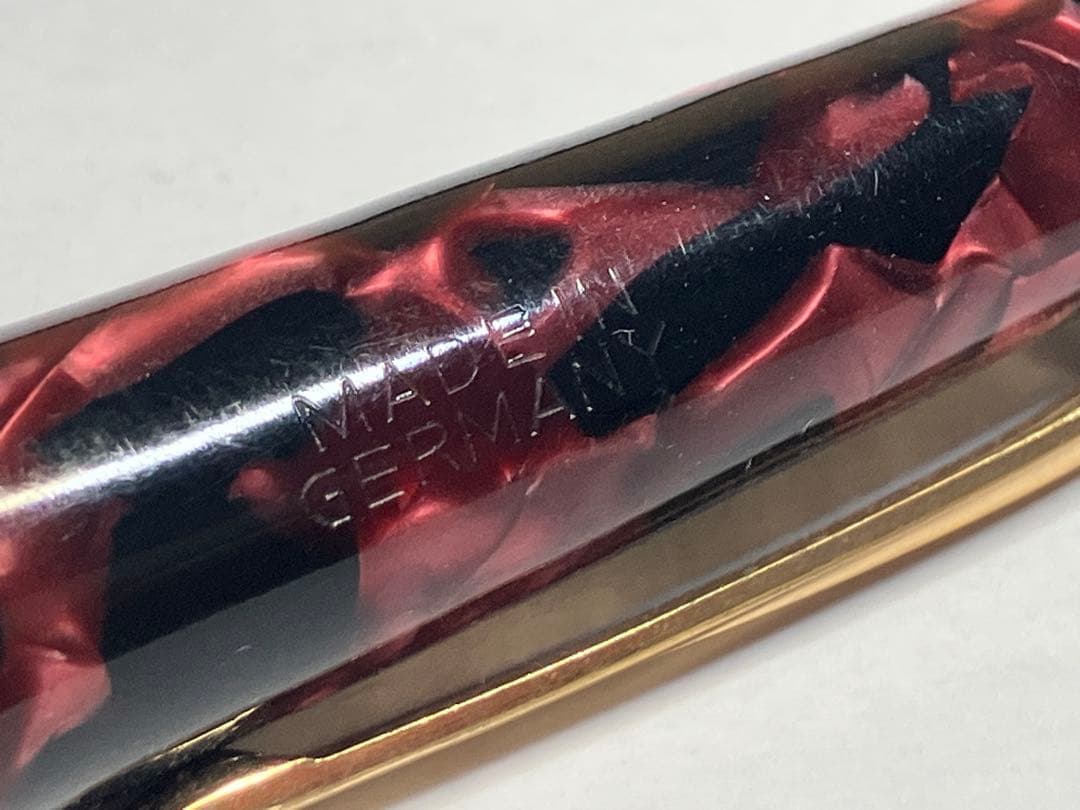 rotring Tinkenkuli/Tiku 柄ティク　赤セルロイド　廃番