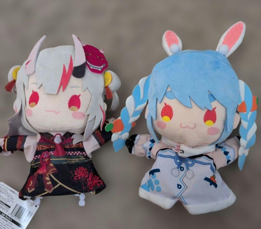 タグ付き】ホロライブパペットぬいぐるみ10点まとめ売り 宝鐘マリン