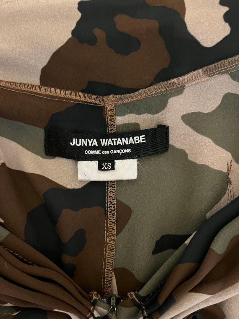い*し様 希少JUNYA WATANABE 迷彩ミニワンピース XS コムデギャ