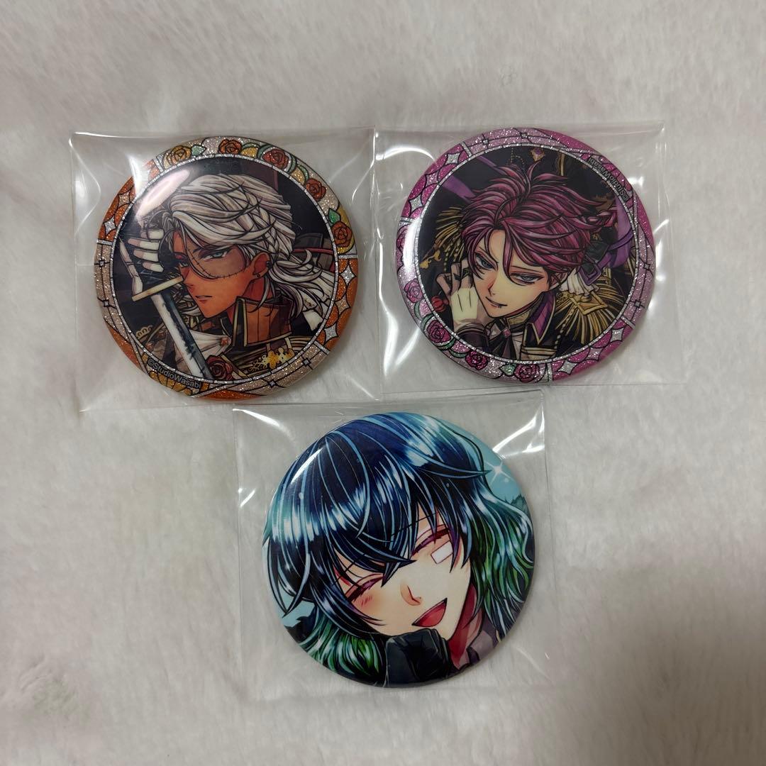 あくねこ 悪魔執事と黒い猫 缶バッチ ラトバッカ ミヤジ バスティン