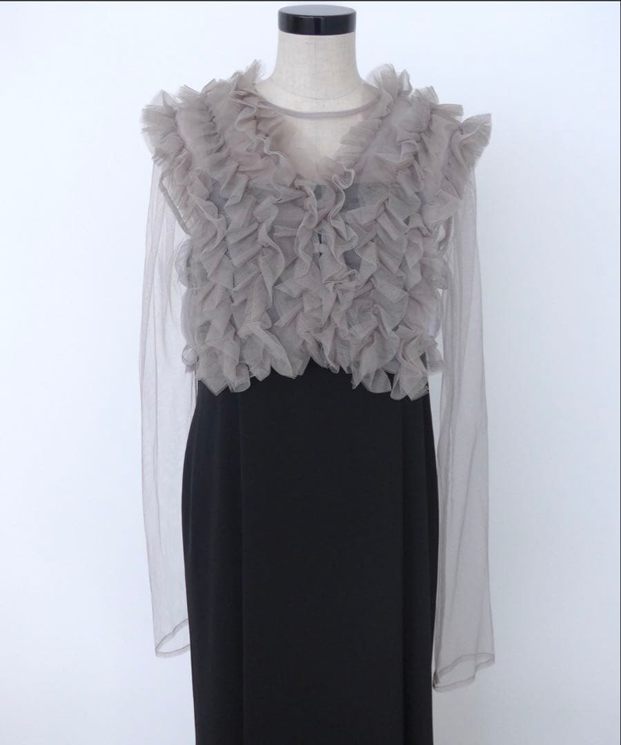 et.UNiVER ♡ Many way frill dress M ブラック