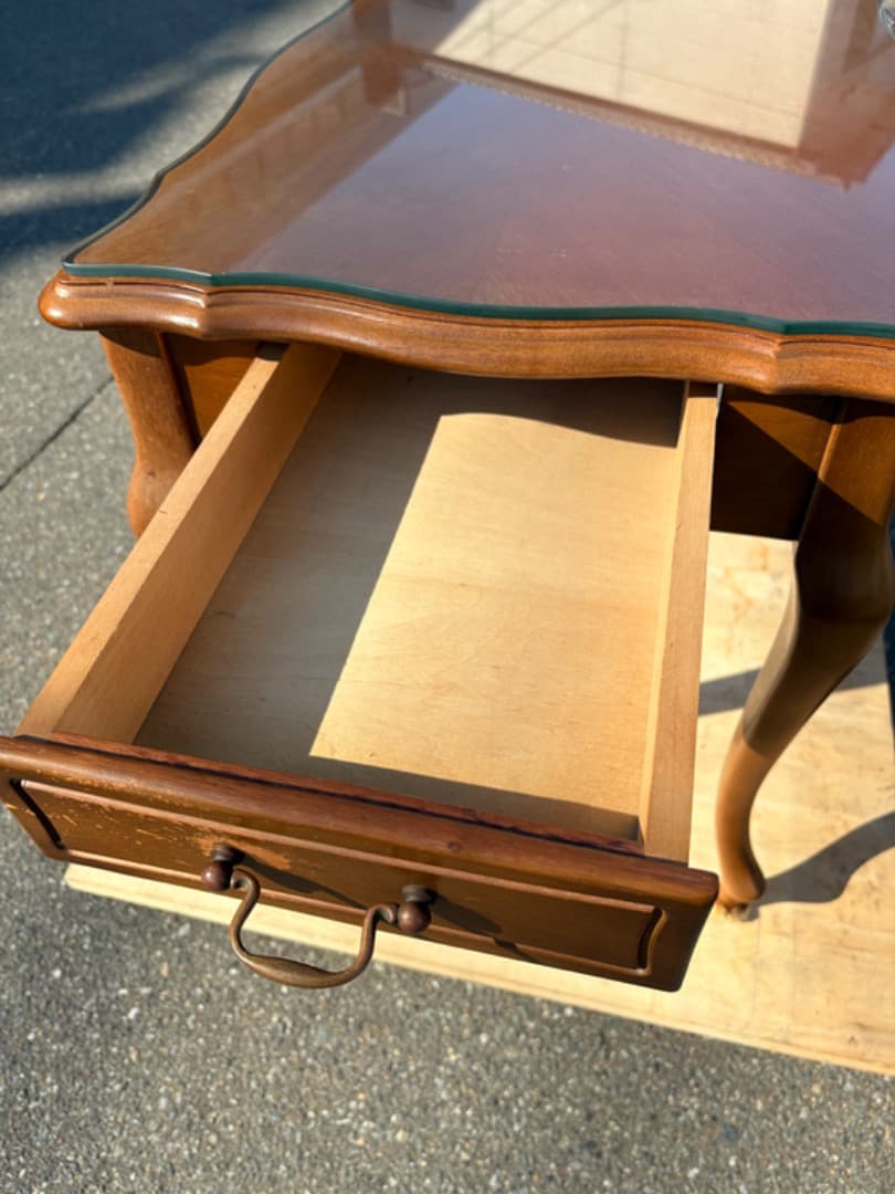 maruni マルニ マキシマム サイドテーブル 昭和レトロ 猫脚 f936