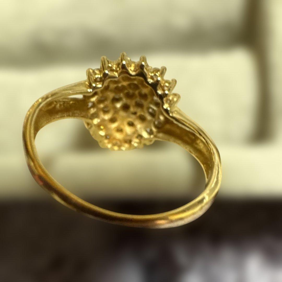 ココ　k18 ダイアモンドリング　6.5号