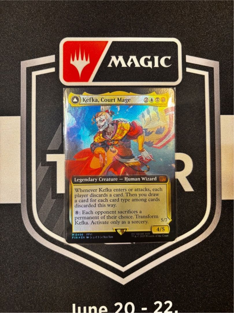 (人造魔導士、ケフカ/Kefka, Court Mage)英•拡張foil MTG 人造魔導士、ケフカ Kefka Court Mage 拡張 foil mtg 稀少 人造魔道士