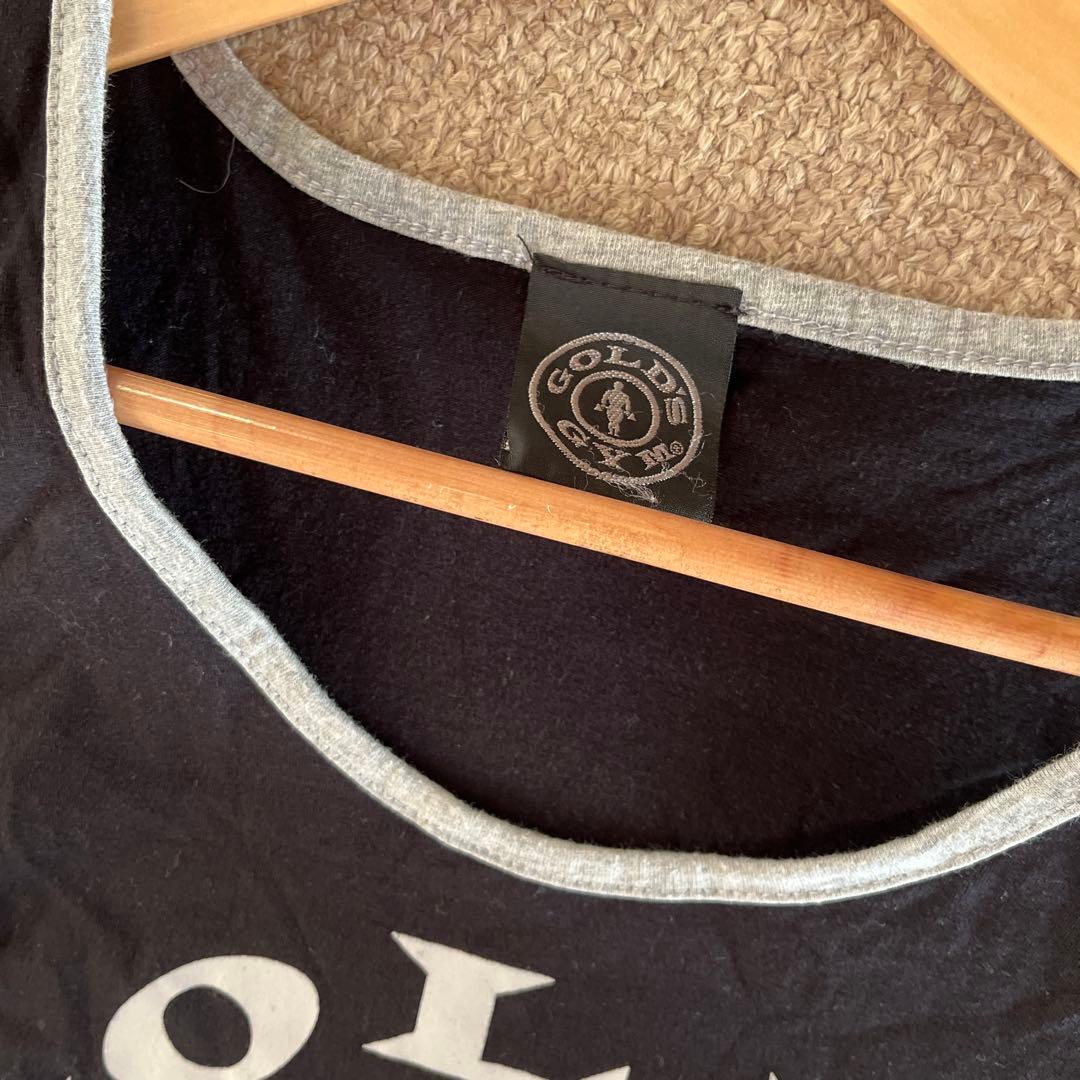 GOLD´S GYM リンガータンクトップ 黒 ゴールドジム 横川尚孝