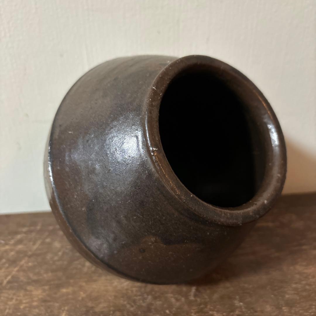 韓国アンティーク　壷　オンギ 李朝　その 22 検：骨董品.花器.コウケンテツ